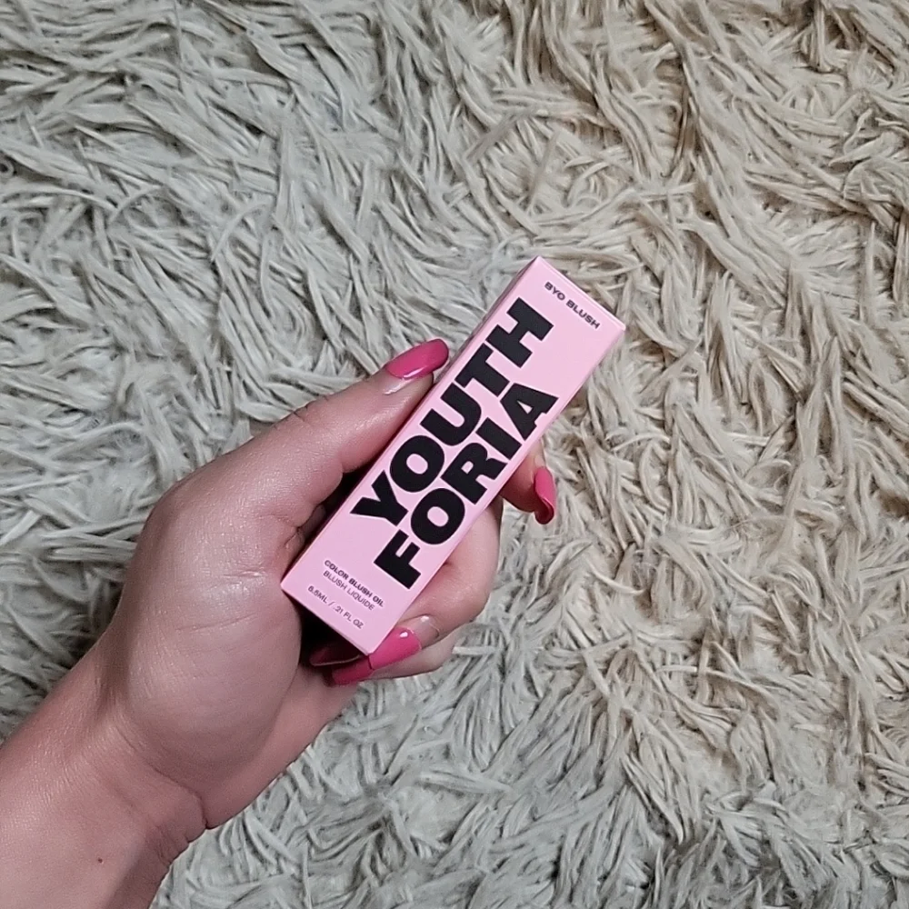 Youth Foria BYO Blush Let's Go Party Tinted Color Blush Oil New NIB 6.5mL .21 oz